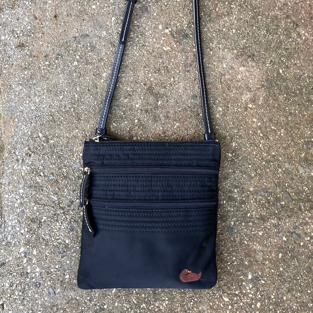 Dooney & Bourke Nylon Triple Zipper Crossbody